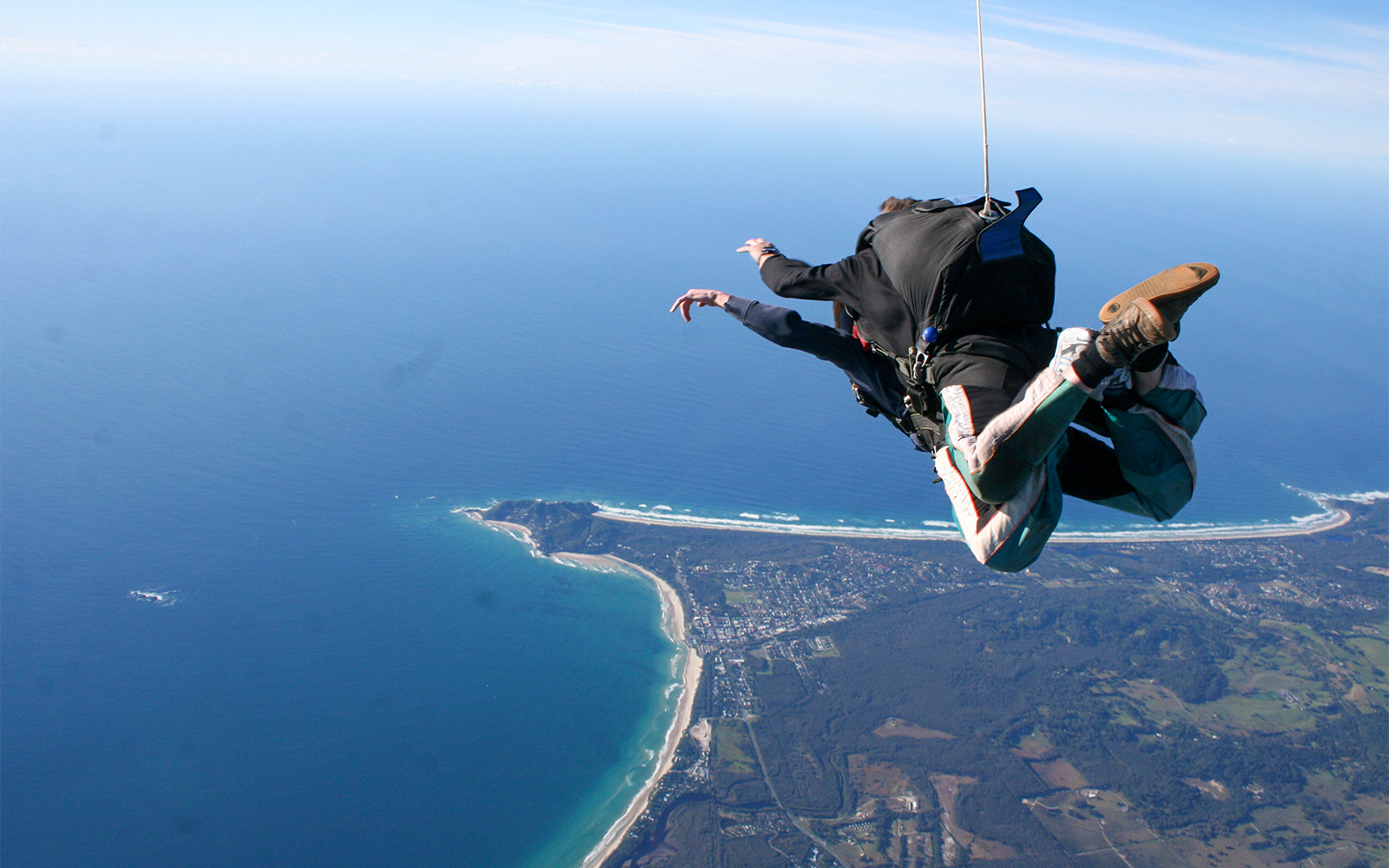 Skydive Newcastle A Panoramic Coastline View